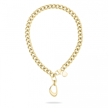 LJ-1429-N-45 LIEBESKIND BERLIN Halskette aus Edelstahl, IP Gold