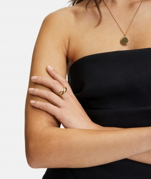 LJ-1433-N-50 LIEBESKIND BERLIN Halskette aus Edelstahl, IP Gold