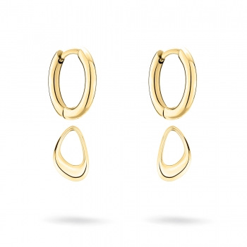 LJ-1438-E-20 LIEBESKIND BERLIN Creole aus Edelstahl, IP Gold