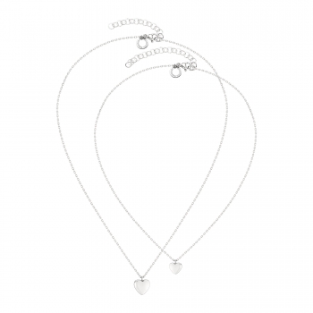 2 Halsketten "Lieblingsmenschen" von LIEBESKIND BERLIN Set aus Edelstahl