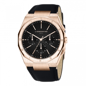 LT-0361-LC LIEBESKIND BERLIN Edelstahl Chronograph Bicolor, IPS/IP Roségold