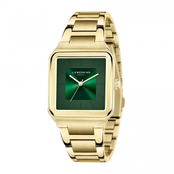 LT-0377-MQ LIEBESKIND BERLIN Armbanduhr aus Edelstahl, IP Gold