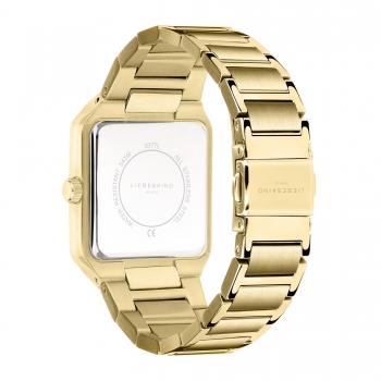 LT-0377-MQ LIEBESKIND BERLIN Armbanduhr aus Edelstahl, IP Gold