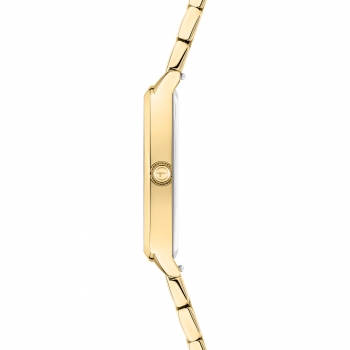 Tamaris Damen Armbanduhr, 28 x 33 mm, IP Gold