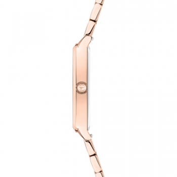 Tamaris Damen Armbanduhr, 28 x 33 mm, IP Roségold