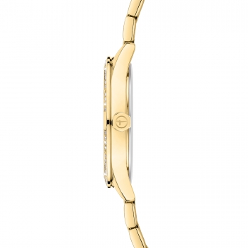 Eleganz trifft Moderne: TT-0101-MQ Tamaris Damen Armbanduhr 38mm in IP Gold