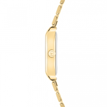 TT-0139-MQ Tamaris Damen Armbanduhr, 25 x 25 mm, Metall IP Gold