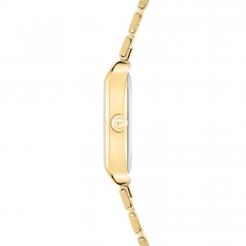 TT-0139-MQ Tamaris Damen Armbanduhr, 25 x 25 mm, Metall IP Gold