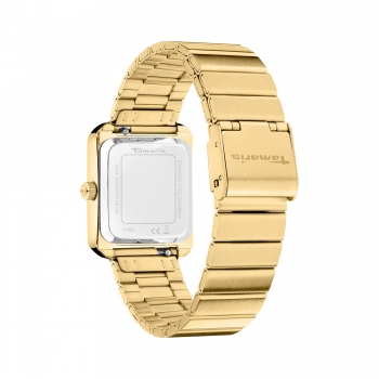 TT-0139-MQ Tamaris Damen Armbanduhr, 25 x 25 mm, Metall IP Gold