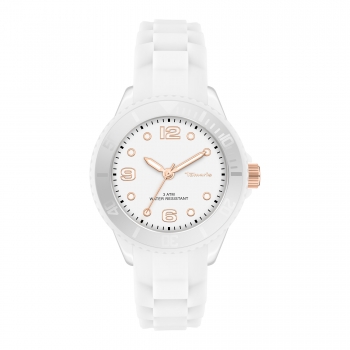 TT-0128-PQ Tamaris Damen Armbanduhr, Weiß