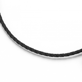 Kette Edelstahl PVC schwarz 2,6 mm