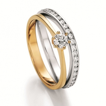 Solitaire Ringe mit 0,82 ct