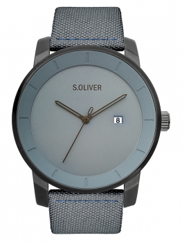 SO-3570-LQ s.Oliver Herren Leder Armbanduhr