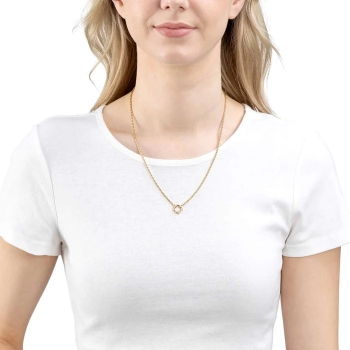 Elegante Venezianerkette mit Kleeblatt-Element für Clip&Mix-Anhänger 023735