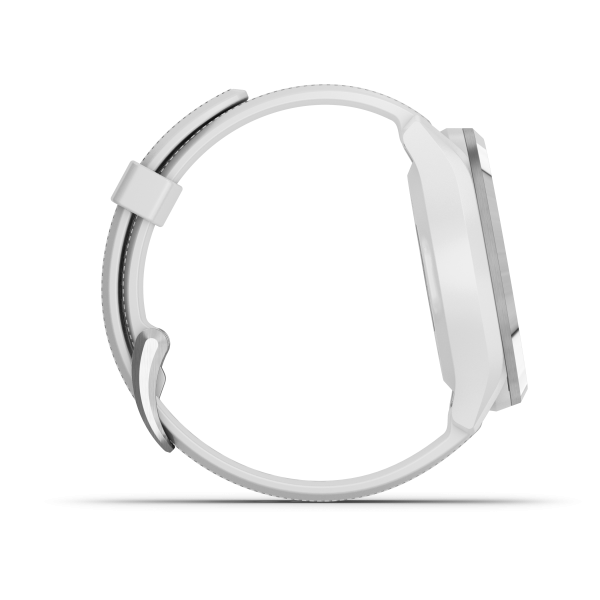 Approach® S42, Silber poliert mit weißem Armband