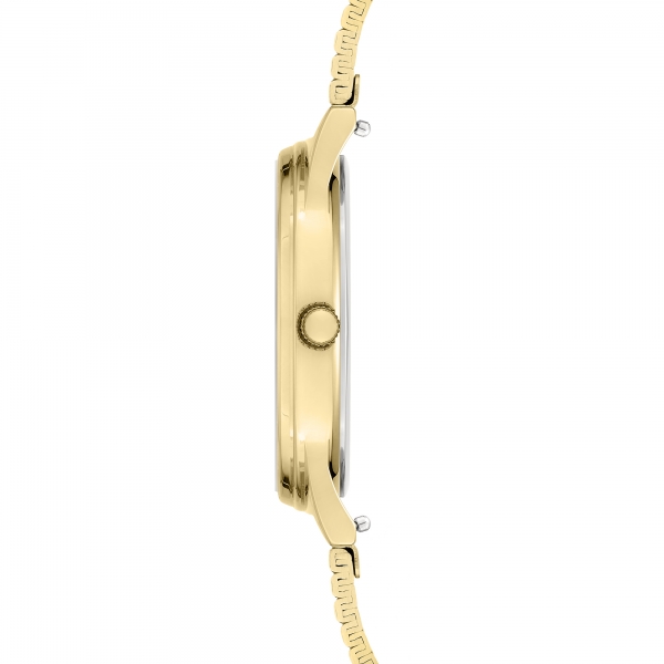 LT-0288-MQ LIEBESKIND BERLIN Edelstahl IP Gold Armbanduhr, 34mm