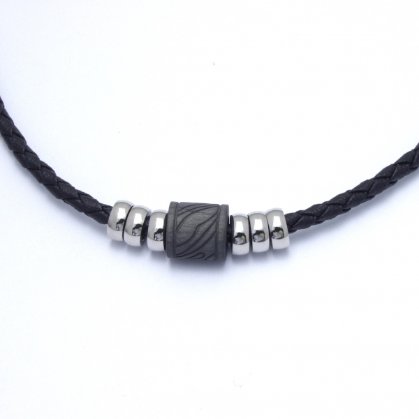 Edelstahl Carbon PVC Kette