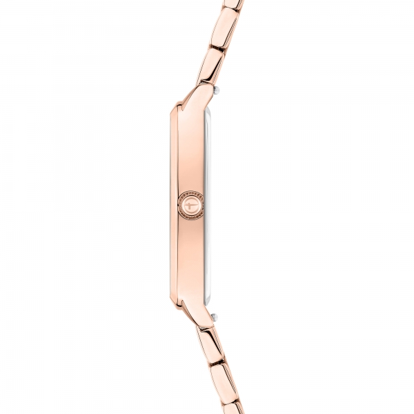 Tamaris Damen Armbanduhr, 28 x 33 mm, IP Roségold