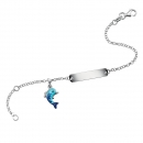 Delfin | SCOUT Armband silber, blau